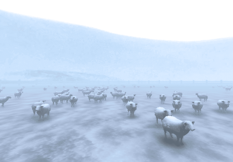 Crazy Cattle 3D explosive physics system in action