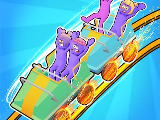 Roller Coaster Rush gameplay screenshot showing key features and visual style